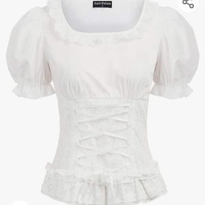 Scarlet Darkness Victorian Lolita Top 2XL